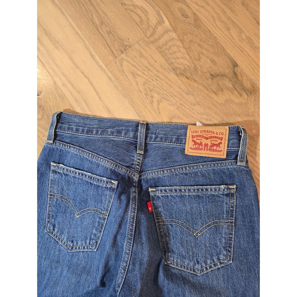 Levi Strauss Co Low Pro Straight Womens Blue Denim Jeans Size 26 - Picture 7 of 10